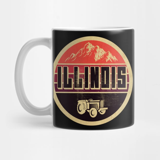 Illinois Vintage by CTShirts